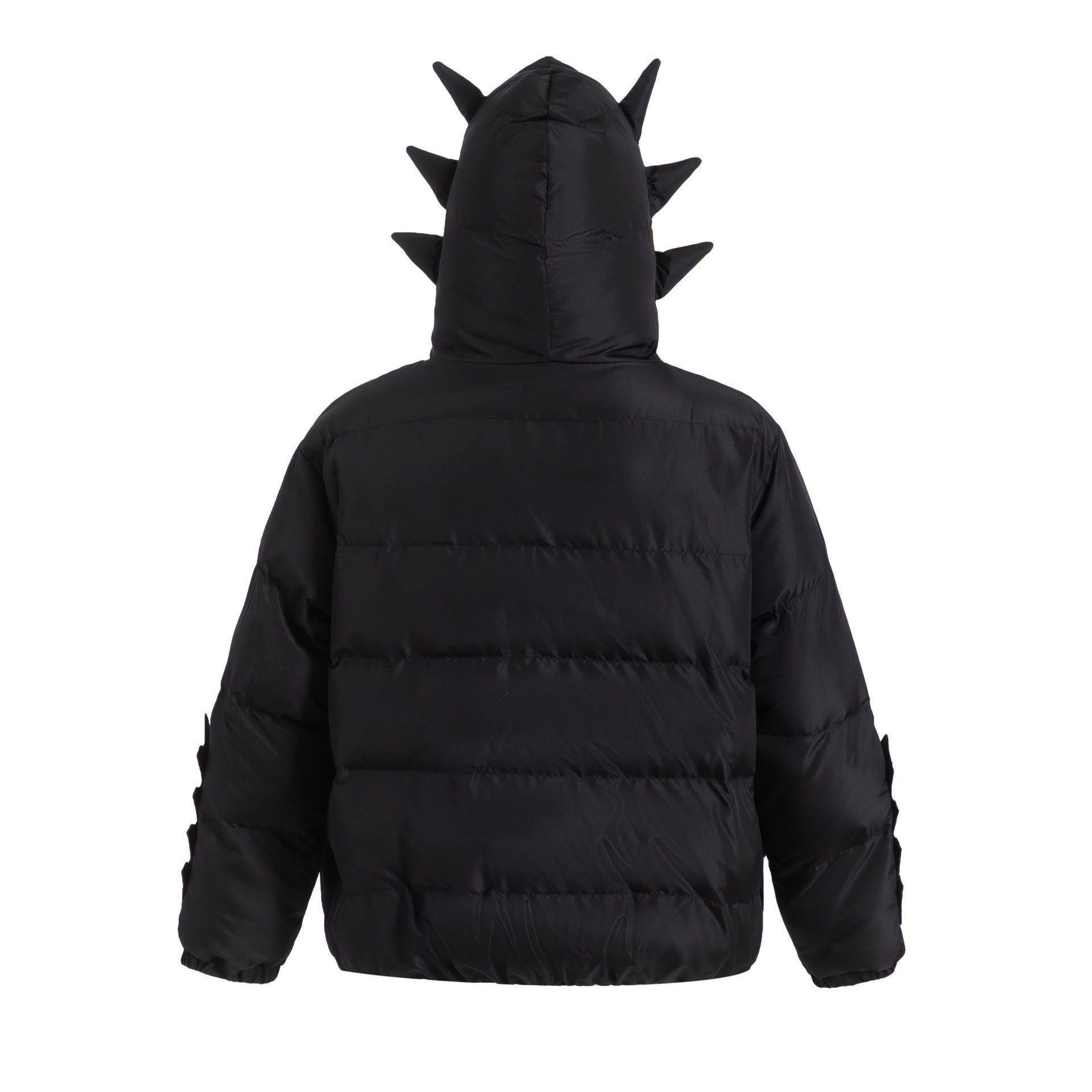 American Retro Black Working Wear Cotton-padded High Street Jacket