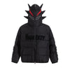 American Retro Black Working Wear Cotton-padded High Street Jacket